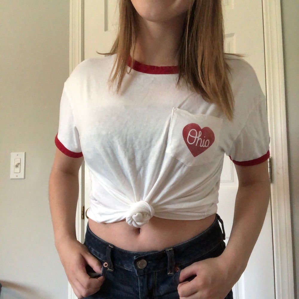 AE Ohio Heart Pocket Tee